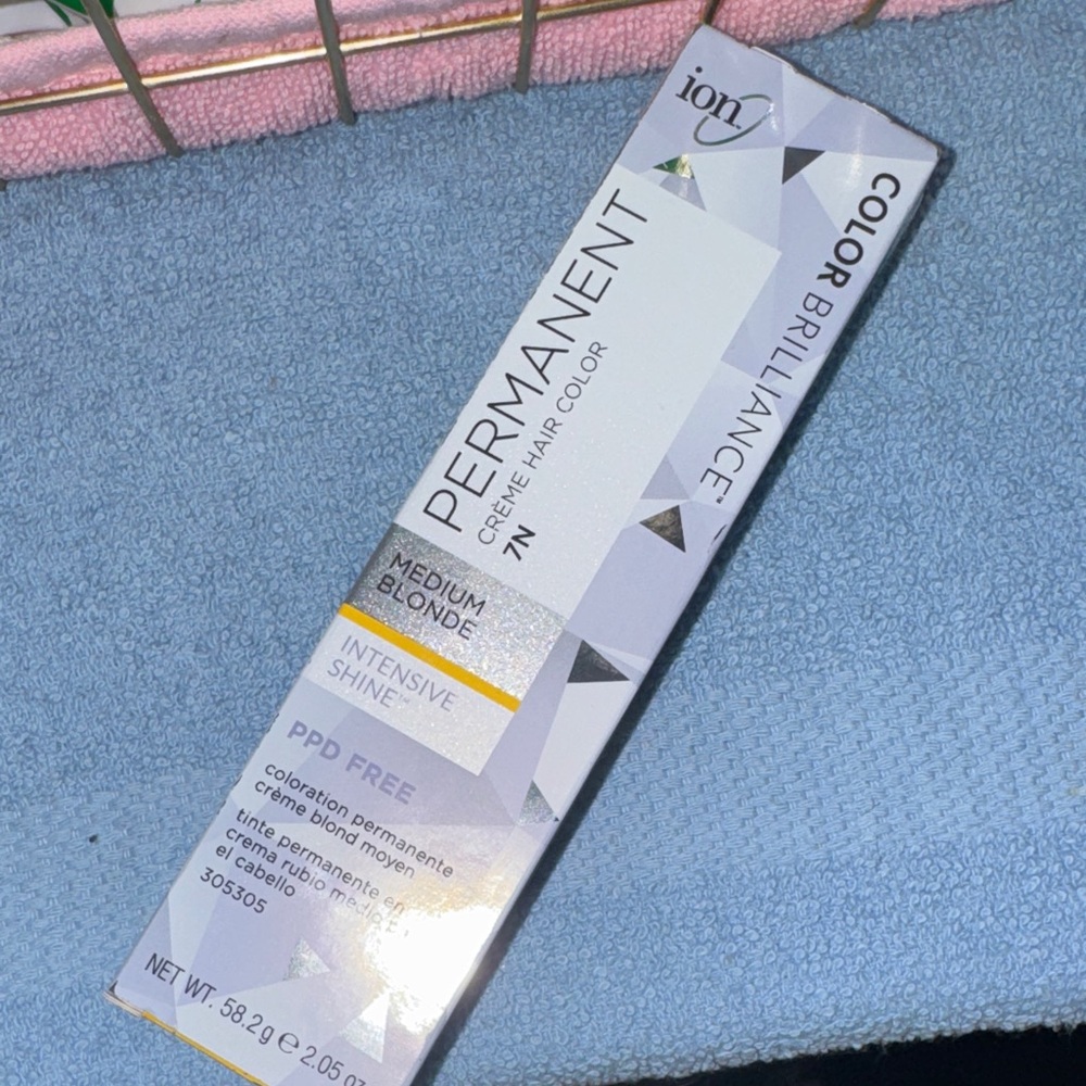 Ion Permanent Creme Hair Color Medium Blonde